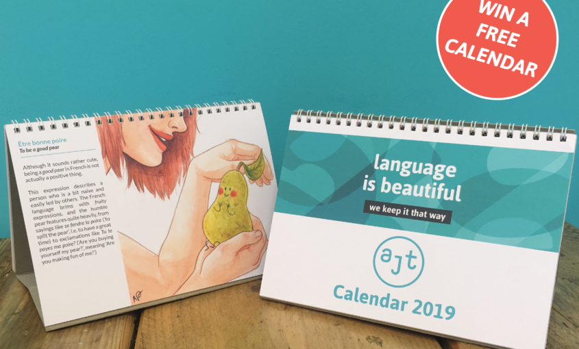 AJT Translation calendar 2019